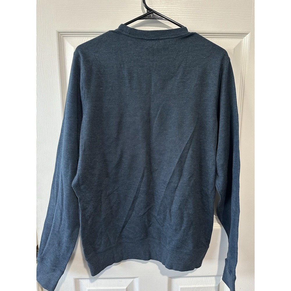 Vuori Jeffreys Pullover fleece sweatshirt Dark Blue Men's Medium - Picture 8 of 13